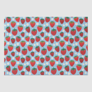 Sweet Strawberries Pattern Tissuepapier