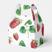 Sweet Strawberry Baby shower Bedankdoosjes (Achterkant)