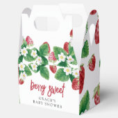 Sweet Strawberry Baby shower Bedankdoosjes (Geopend)