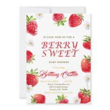 Sweet Strawberry Baby shower
