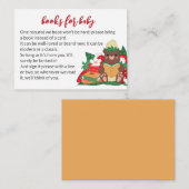 Sweet Strawberry Beer Breng Boeken Baby shower Informatiekaartje (Voorkant / Achterkant)