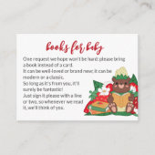 Sweet Strawberry Beer Breng Boeken Baby shower Informatiekaartje (Voorkant)