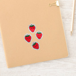 Sweet Strawberry Bliss - Schattigee set Sticker