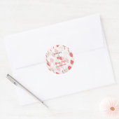 Sweet Strawberry Blossom Sticker (Envelop)