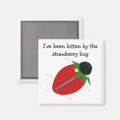 Sweet Strawberry Bug Magneet (Voorkant / Achterkant)
