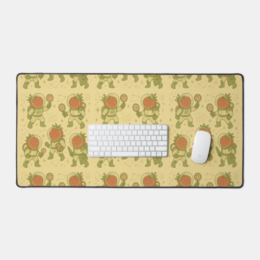 Sweet Strawberry Cosmonaut Adventure Bureaumat (Keyboard & Muis)