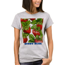 Sweet Strawberry Delight: T-shirt voor dames