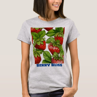 Sweet Strawberry Delight: T-shirt voor dames