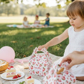 Sweet Strawberry First Birthday Favor Box Bedankdoosjes