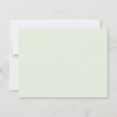 Sweet Strawberry Garden Gepersonaliseerde Notecard RSVP Kaartje (Achterkant)