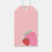 Sweet Strawberry Lace Gift Label Cadeaulabel (Achterkant)