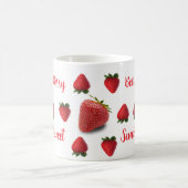 Sweet Strawberry Pattern Gepersonaliseerd Magische Mok (Center)