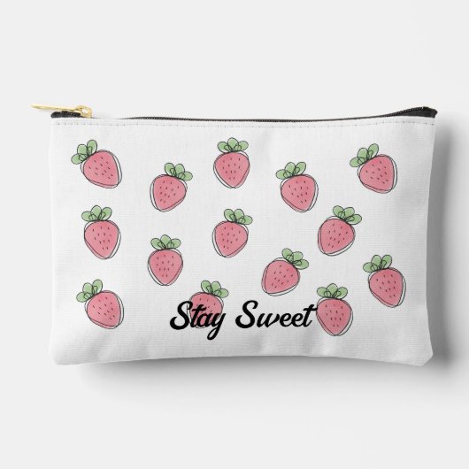 Sweet Strawberry Print Etui (Voorkant)