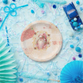 Sweet Strawberry Santa 7" rond bord (Feest)