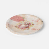 Sweet Strawberry Santa 7" rond bord (Gekanteld)