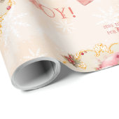 Sweet Strawberry Santa cadeauverpakking Cadeaupapier (Rol Hoek)