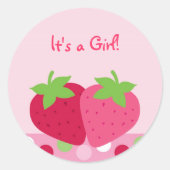 Sweet Strawberry Stickers Envelope Seals (Voorkant)