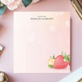 Sweet Strawberry Summer Fruit Persoonlijke naam Notitieblok