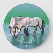 Sweet Stream of Love Large Clock Grote Klok (Voorkant)