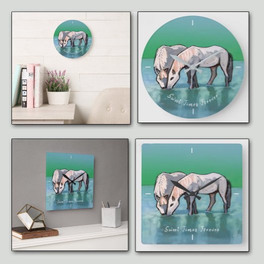 Sweet Stream of Love Large Clock Grote Klok