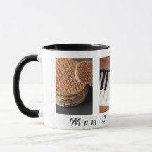 Sweet Stroopwafel Piano Mok - cadeau voor mama