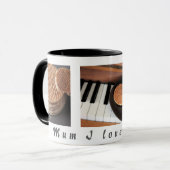 Sweet Stroopwafel Piano Mok - cadeau voor mama (Voorkant links)