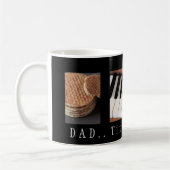 Sweet Stroopwafel Piano Mok - cadeau voor papa (Links)