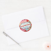 Sweet Stuff Cake Cookies en Cupcake BakkerijSticke Ronde Sticker (Envelop)