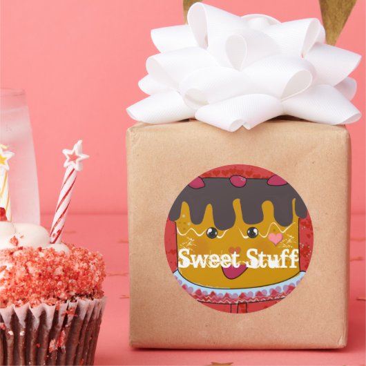 Sweet Stuff Cake Sticker (Feest)