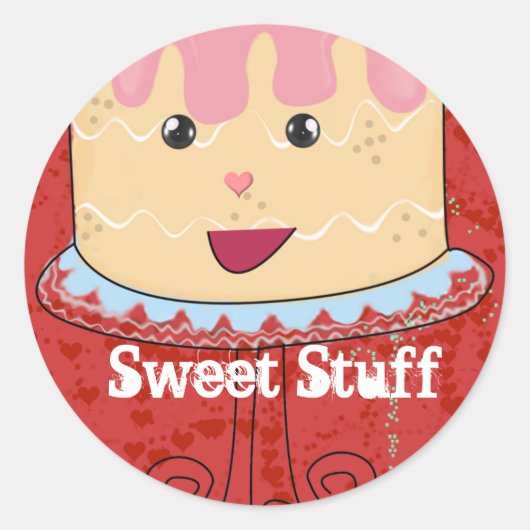 Sweet Stuff Cake Sticker (Voorkant)