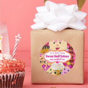 Sweet Stuff Snoep Cookies en Cupcake Sticker