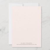 Sweet Succulent Pink Green Wedding Uitnodiging (Achterkant)