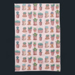 Sweet succulente keukenhanddoeken voor waterverf<br><div class="desc">Decoreer je keuken met deze leuke waterverf succulente keukenhanddoek. Het maakt een geweldig huishouden of bruiloft cadeau! U kunt het aanpassen en tekst ook toevoegen. Bekijk mijn winkel voor veel meer kleuren en patronen!</div>