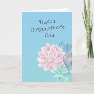 Sweet Succulents Birthmother's Day Card Kaart