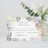 Sweet Succulents Wedding RSVP (Staand voorkant)
