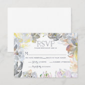 Sweet Succulents Wedding RSVP (Voorkant / Achterkant)