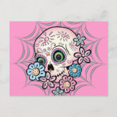 Sweet Sugar Skull Briefkaart (Voorkant)