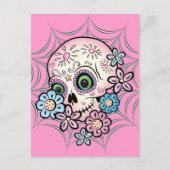 Sweet Sugar Skull Briefkaart (Voorkant)