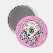 Sweet Sugar Skull Magneet (Voorkant / Achterkant)