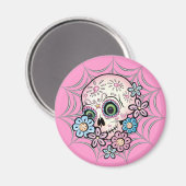 Sweet Sugar Skull Magneet (Voorkant / Achterkant)