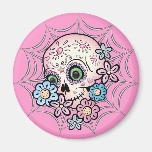 Sweet Sugar Skull Magneet (Voorkant)
