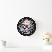 Sweet Sugar Skull Ronde Klok (Huis)