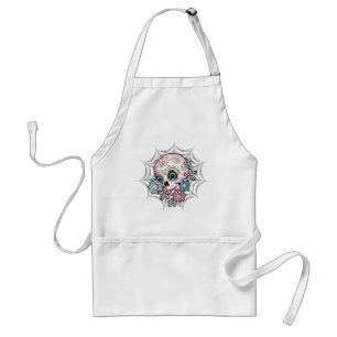 Sweet Sugar Skull Standaard Schort