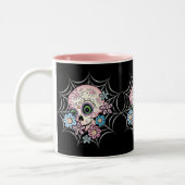 Sweet Sugar Skull Tweekleurige Koffiemok (Links)