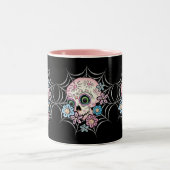 Sweet Sugar Skull Tweekleurige Koffiemok (Center)