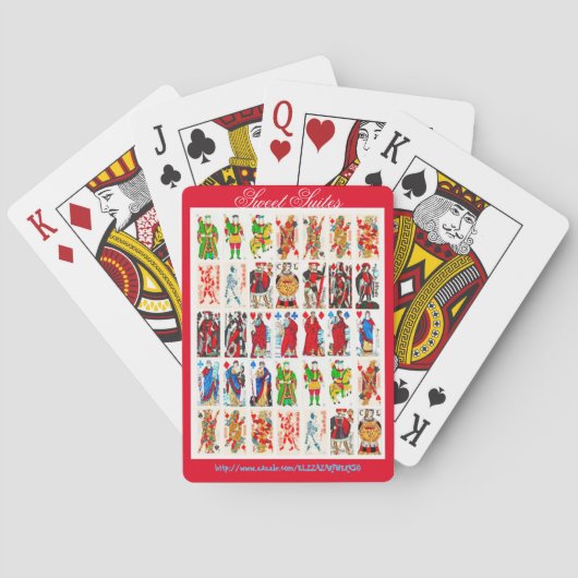 "Sweet Suites" Pokerkaarten (Achterkant)