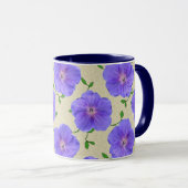 Sweet Summer Botanical Blue Flower Mok (Voorkant rechts)