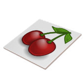 Sweet Summer Cherries Tegeltje (Zijkant)