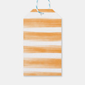 Sweet Summer Citrus Sinaasappel groen Baby shower Cadeaulabel (Achterkant)