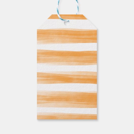 Sweet Summer Citrus Sinaasappel groen Baby shower Cadeaulabel (Achterkant)